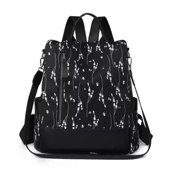 Rucsac dama, Ulyana GT2514, antifurt, Negru imagine