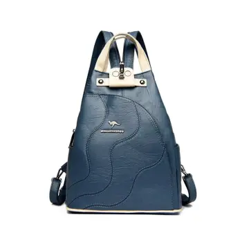 Rucsac dama, Viella GT3594, Albastru/Crem imagine