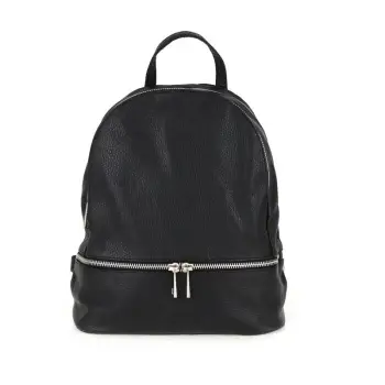 Rucsac dama Zaira GT613, piele naturala, negru imagine