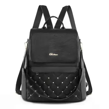 Rucsac de dama, Elanor GT2636, antifurt, Negru imagine