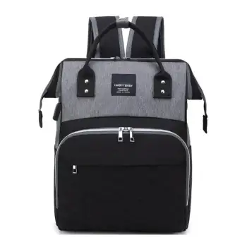 Rucsac multifunctional pentru mamici, Mavina GT3692, Negru/Gri imagine