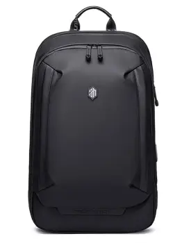 Rucsac pentru barbati, B00443, port USB, Negru imagine