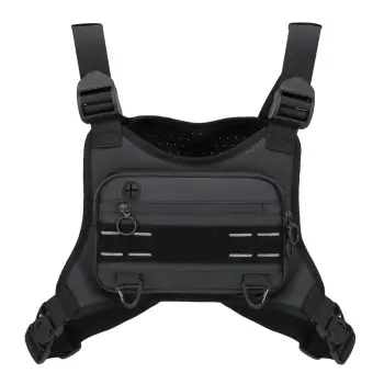 Rucsac tip vesta unisex, Rhydan GT3761, Negru imagine