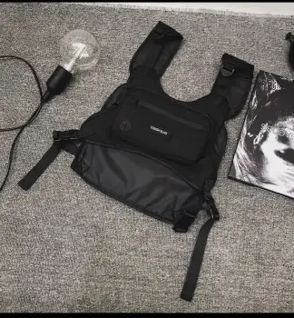 Rucsac tip vesta unisex, Zevikar GT3760, Negru imagine