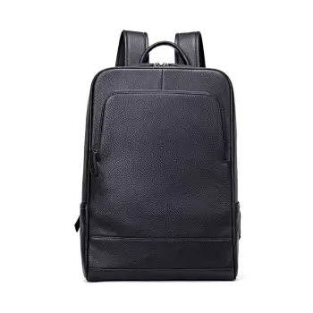 Rucsac unisex Delis, Blanchefleur GT2589, piele naturala, Negru imagine