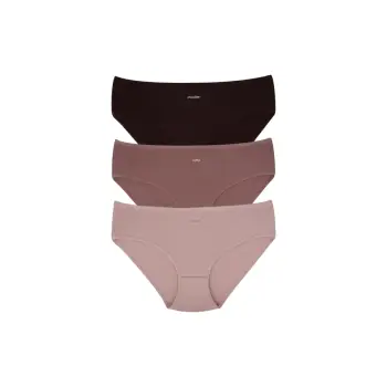 Set 3 perechi de chiloti din bumbac, pentru dama, 55000, Nude imagine