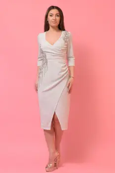 Rochie de ocazie conica cu aspect petrecut imagine