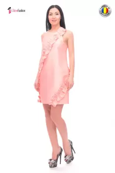 Rochie de ocazie cu volanase imagine