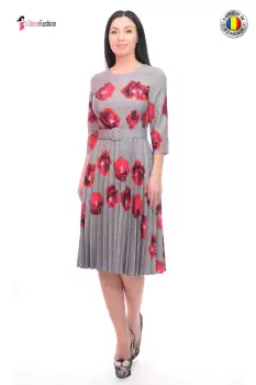 Rochie Fofy de zi cu imprimeu floral imagine