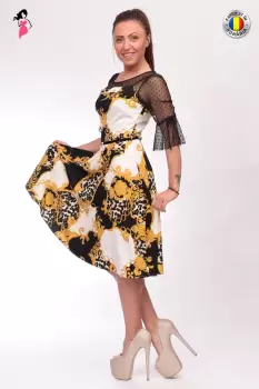 Rochie LaDonna eleganta cu croi in clos imagine