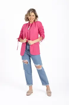 Sacou casual din vascoza imagine