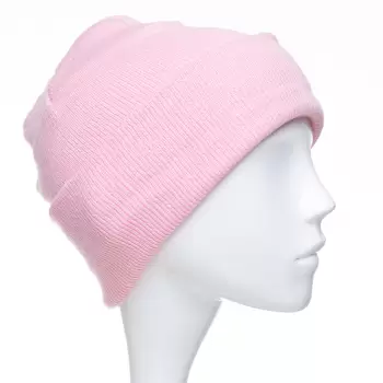 Caciula unisex model clasic tricotat, dublata in interior, roz imagine