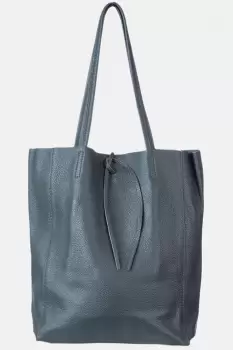 Geanta shopper verde Gucci din piele naturala imagine