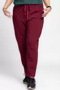 Pantaloni bordo casual sport din bumbac cu buzunare laterale imagine