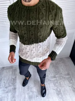 Pulover versatil cu maneca fluture din vascoza, mov zmeura imagine