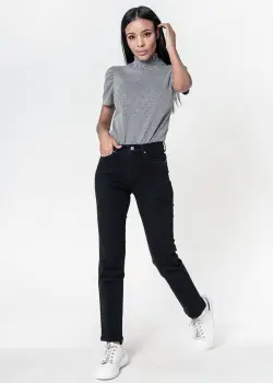 Blugi Dama Negri Straight Nina Carter P517-8 M9 imagine