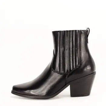 Botine negre office casual Brinda imagine
