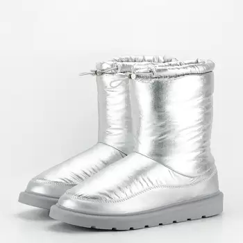 Cizme argintii impermeabile 6421 113 imagine