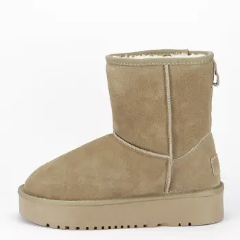 Cizme kaki din piele naturala NN610 114 imagine