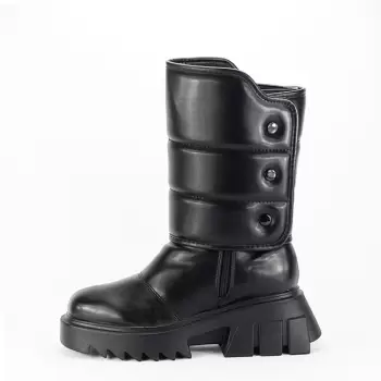 Cizme negre de iarna HOT2029 imagine