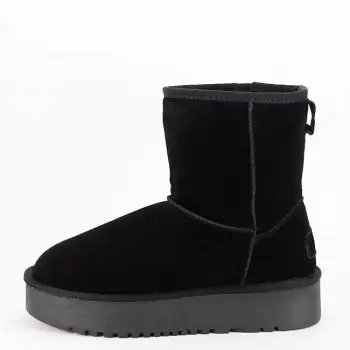 Cizme negre din piele naturala NN610 114 imagine