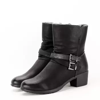 Cizme scurte negre Melania imagine