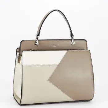 Geanta bej David Jones Paris CM6969 11 imagine