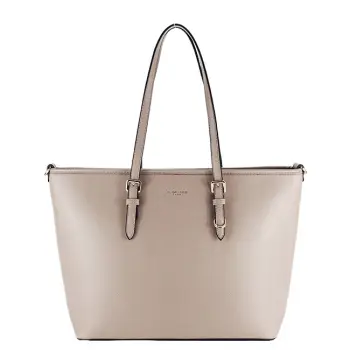 Geanta bej FloraCo Paris de talie mare F1808 16 imagine