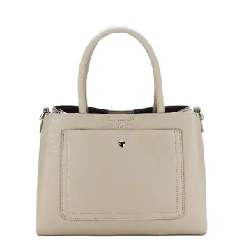 Geanta bej FloraCO Paris F8518 11 imagine