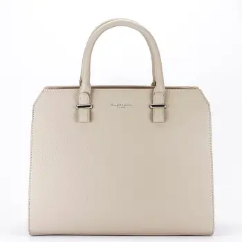 Geanta bej FloraCO Paris H6998 13 imagine