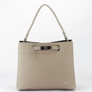 Geanta bej medie FloraCO Paris F8510 M3 imagine