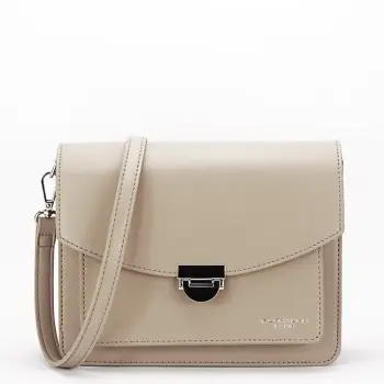 Geanta bej medie FloraCO Paris F8529 14 imagine