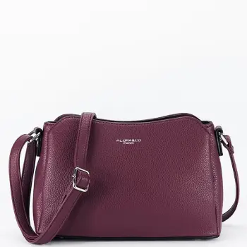 Geanta bordeaux casual FloraCO Paris F2516 M9 imagine