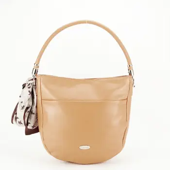 Geanta camel deschis David Jones CM6486 14 imagine