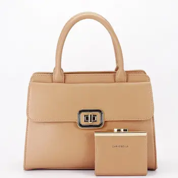 Geanta camel Premium cu portofel CB2425-2 13 imagine