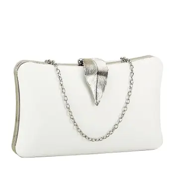 Geanta clutch alb simplu BME-600 05 imagine