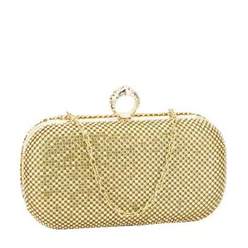 Geanta clutch cu pietricele BFL-1061 05 Auriu imagine