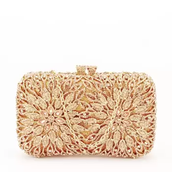 Geanta clutch de lux auriu ME-1134 06 imagine