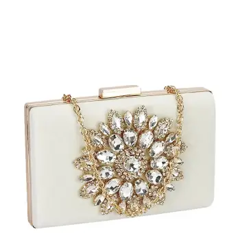 Geanta clutch din catifea bej B18110 05 imagine