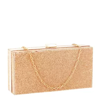 Geanta clutch sampanie cu pietricele BRS-5052 05 imagine