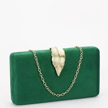 Geanta clutch verde BJH-20273 05 imagine