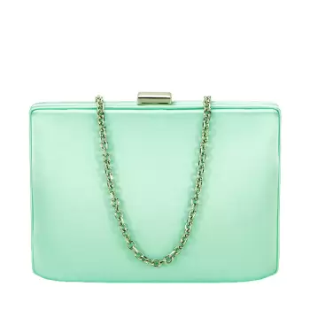 Geanta clutch verde menta DYX3335-2 05 imagine