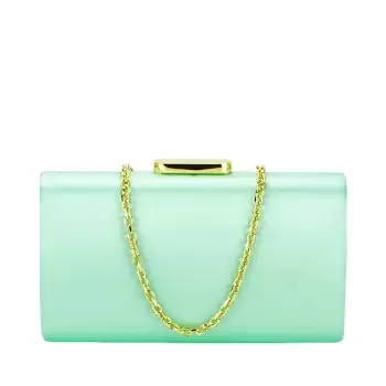 Geanta clutch verde menta DYX3335-3 03 imagine