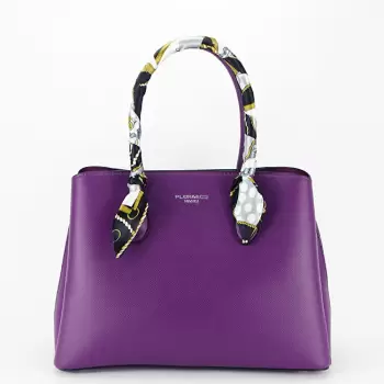 Geanta dama cu esarfa F2573 13 Violet imagine