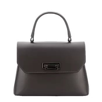 Geanta din piele naturala Alicia 123 Maro inchis imagine