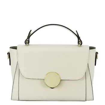 Geanta din piele naturala crem 1590 123 imagine