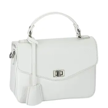 Geanta eleganta alba F6979 M9 imagine