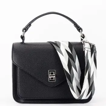 Geanta eleganta neagra F6978 14 imagine