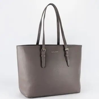 Geanta gri inchis David Jones de talie mare CM6738-3 13 imagine