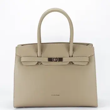 Geanta mare taupe David Jones CM7391 16 imagine